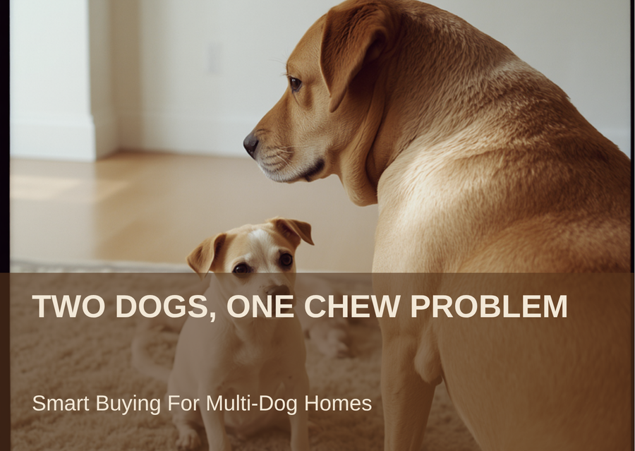 Two dogs, one chew problem: smart buying for multi-dog homes