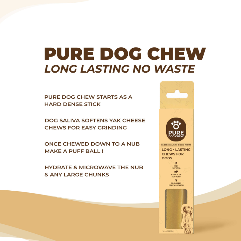 Turmeric Himalayan Yak Cheese Dog Chew β 3 oz