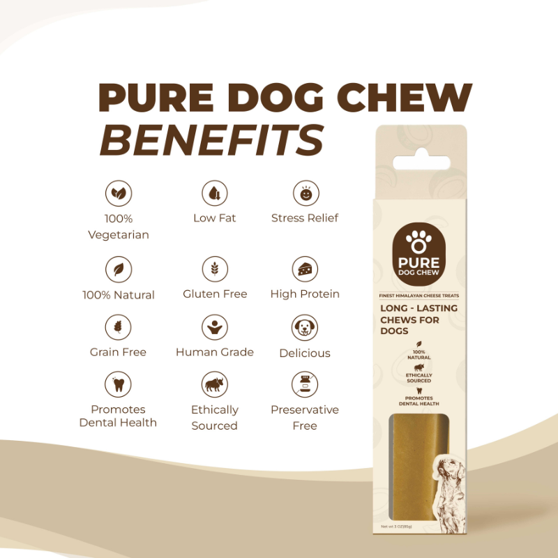 Coconut Himalayan Yak Cheese Dog Chew β 3 oz