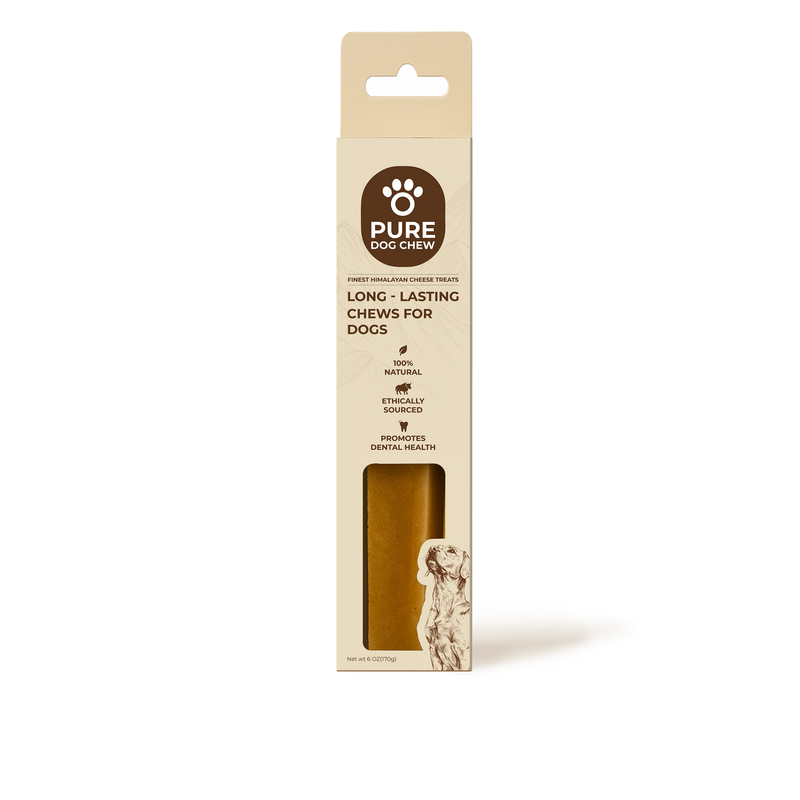 Pure Dog Chew Original Himalayan Yak Cheese Chew - 6 oz