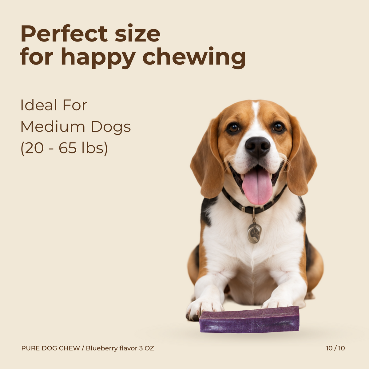 Blueberry Himalayan Yak Cheese Dog Chew – 3 oz