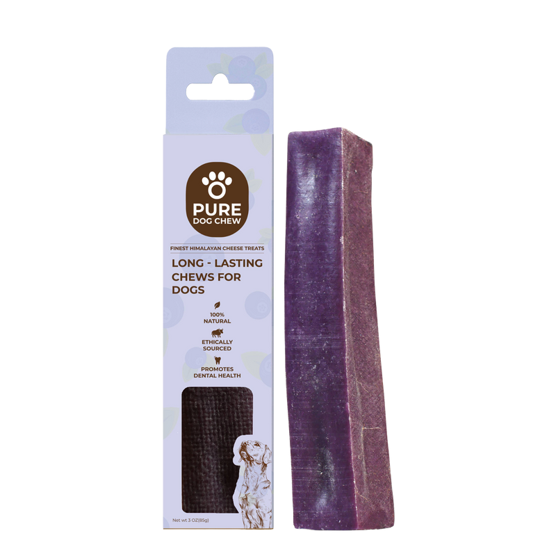 Blueberry Himalayan Yak Cheese Dog Chew โ 3 oz
