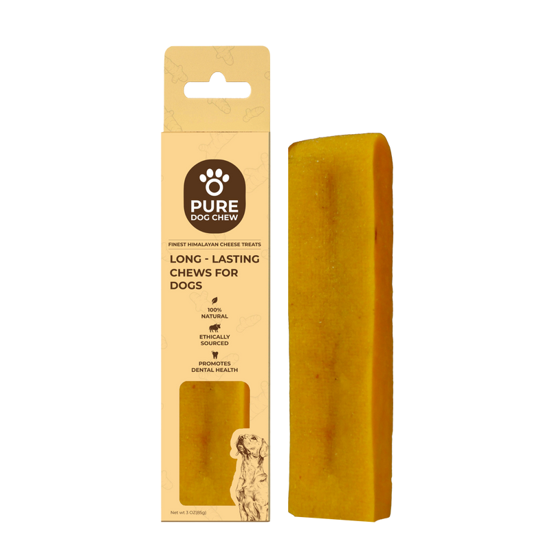 Turmeric Himalayan Yak Cheese Dog Chew โ 3 oz