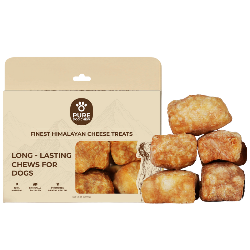 Puffed Himalayan Yak Cheese Dog Treats โ 3.5 oz