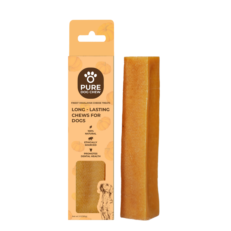 Pumpkin Himalayan Yak Cheese Dog Chew โ 3 oz