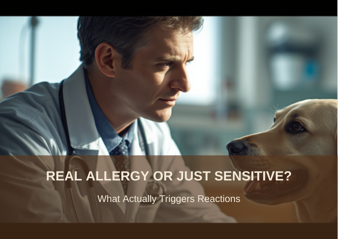 REAL ALLERGY OR JUST SENSITIVE? What actually triggers reactions in dogs