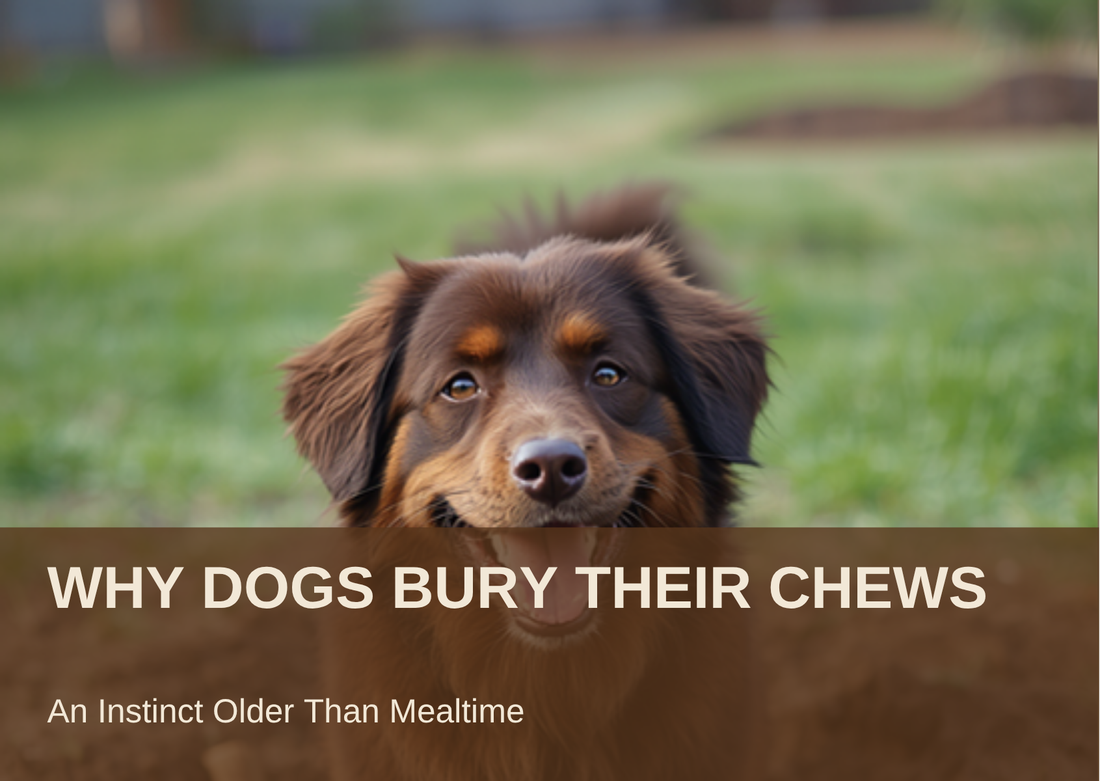 WHY DOGS BURY THEIR CHEWS: An Instinct Older Than Mealtime