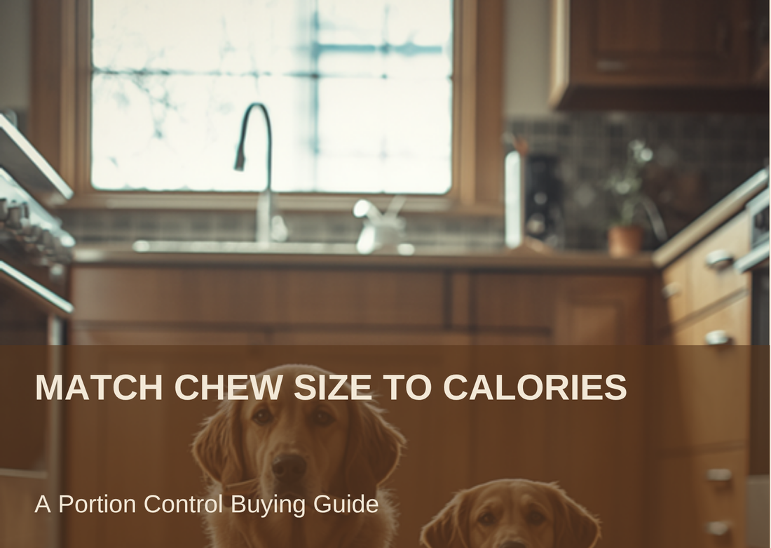 MATCH CHEW SIZE TO CALORIES - A Portion Control Buying Guide
