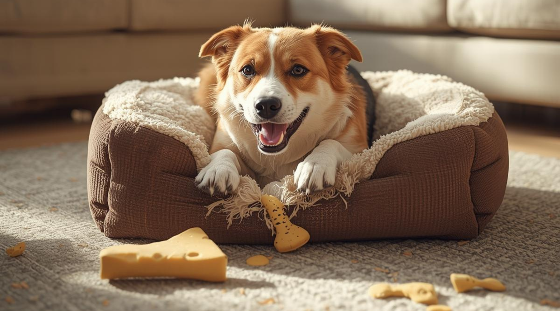 Dog Bed Chewing
