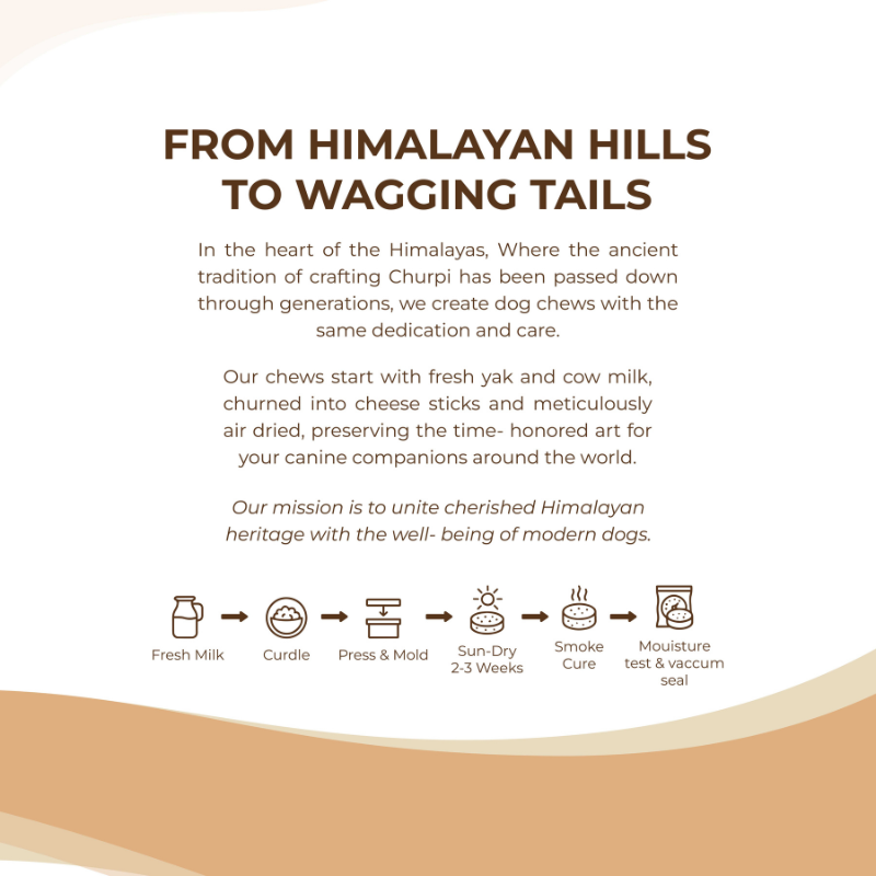 Peanut Butter Yak Cheese Chew - 3oz