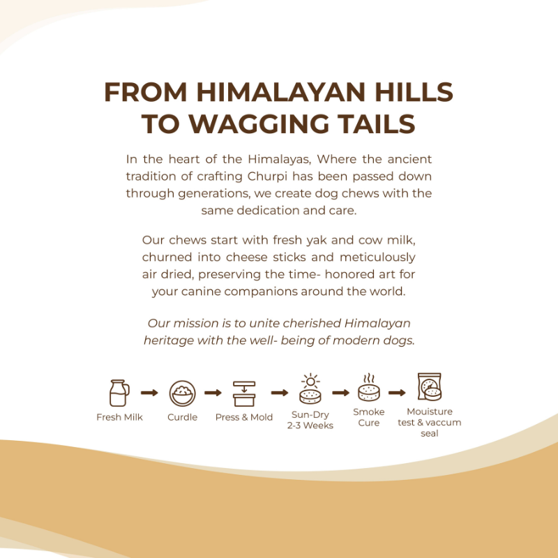 Turmeric Yak Cheese Chew - 3oz