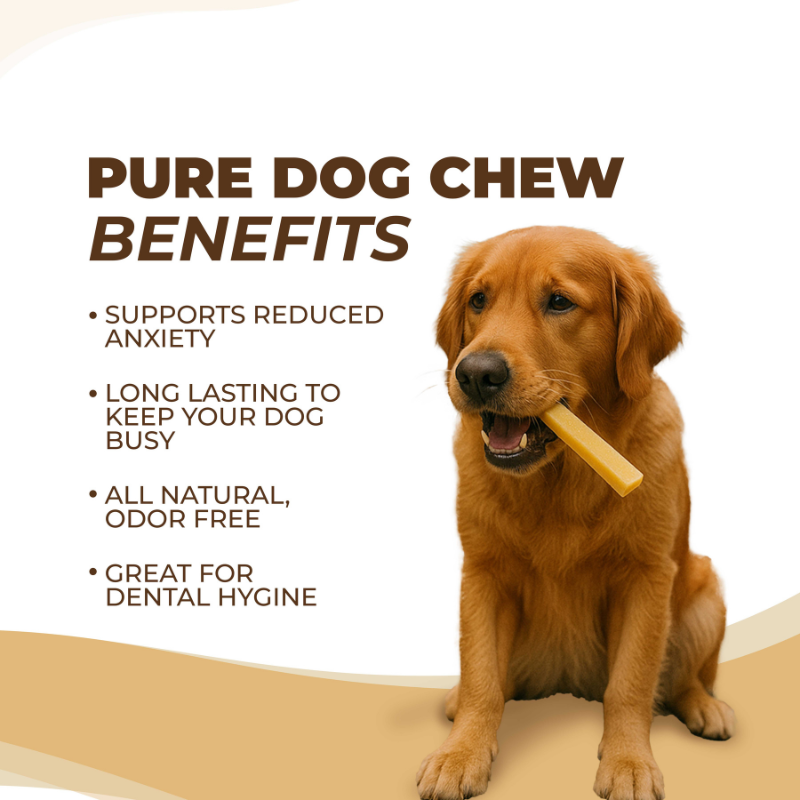 Turmeric Himalayan Yak Cheese Dog Chew – 3 oz