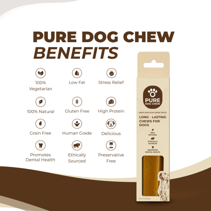 Original Himalayan Yak Cheese Dog Chew – 5 oz