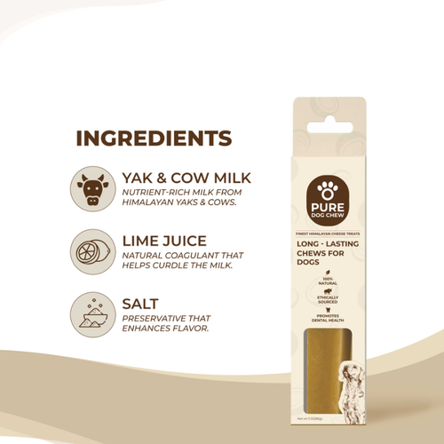 Coconut Yak Cheese Chew – 3 oz