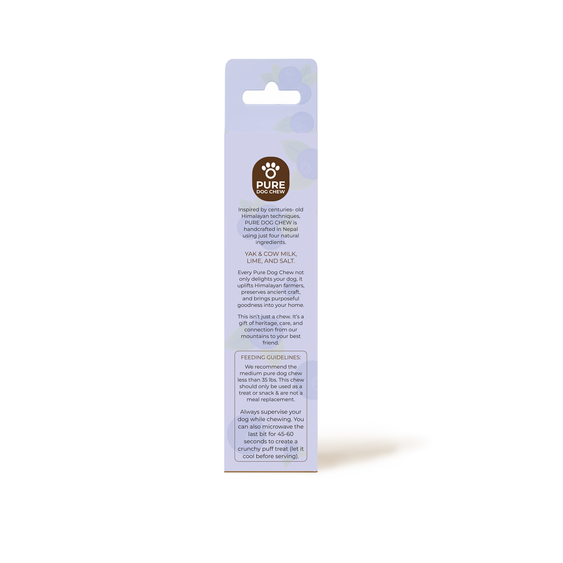Blueberry Yak Cheese Chew – 3 oz