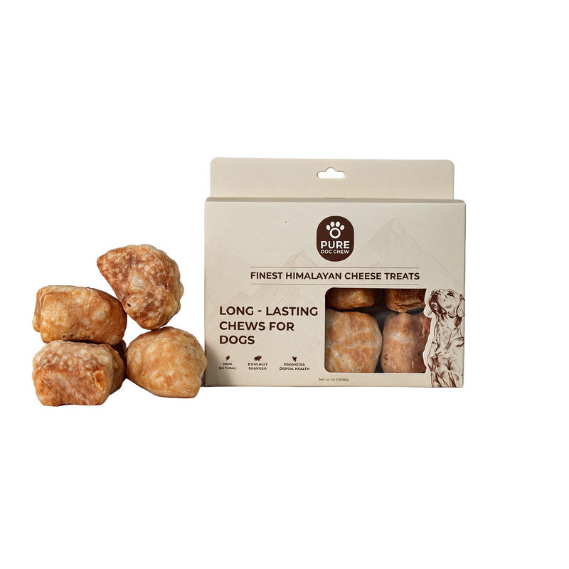 Puffed Himalayan Yak Cheese Dog Treats – 3.5 oz