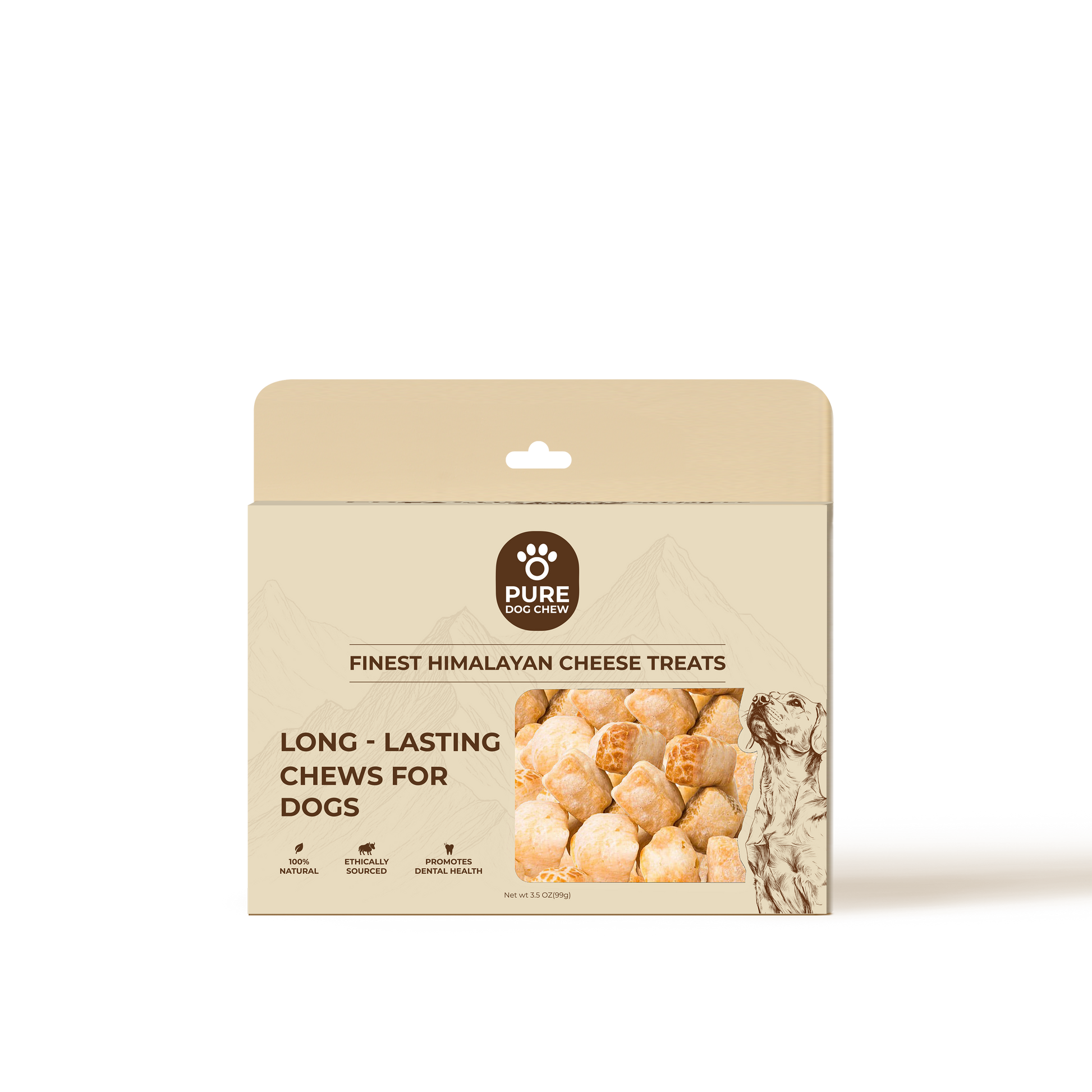 Puffed Yak Cheese Chews – 3.5 oz
