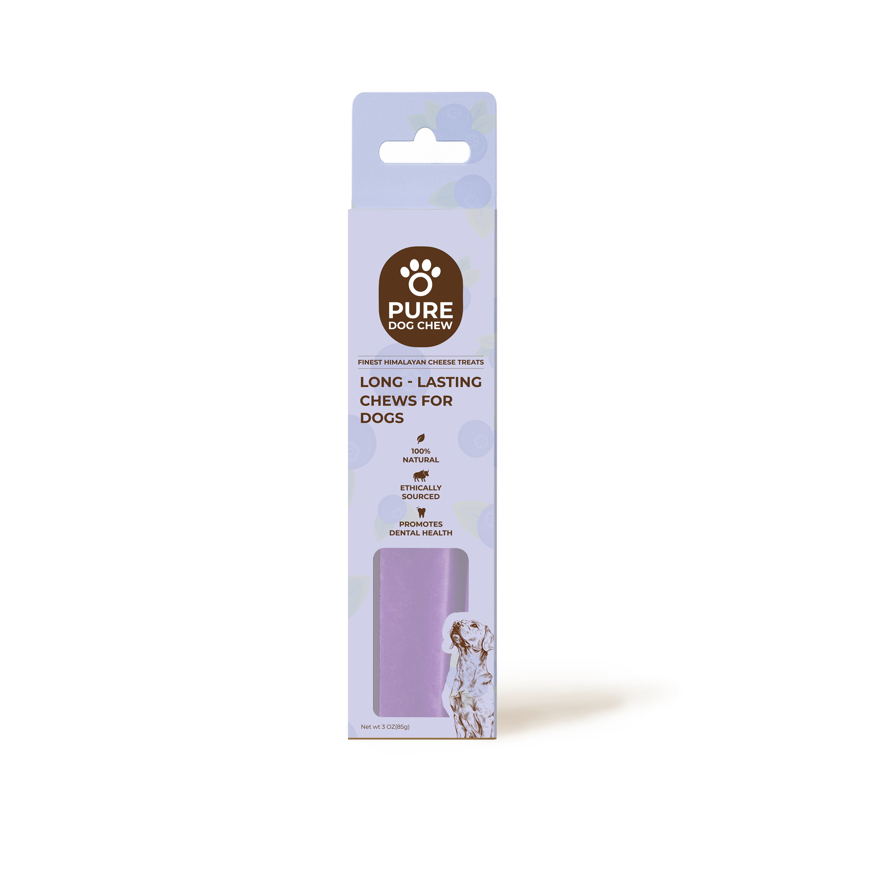 Blueberry Yak Cheese Chew - 3 oz