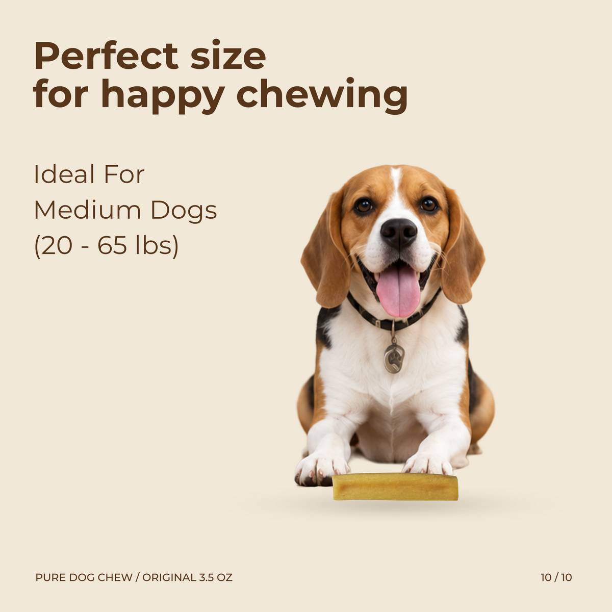 Original Himalayan Yak Cheese Dog Chews, 3.5 oz × 2 Sticks