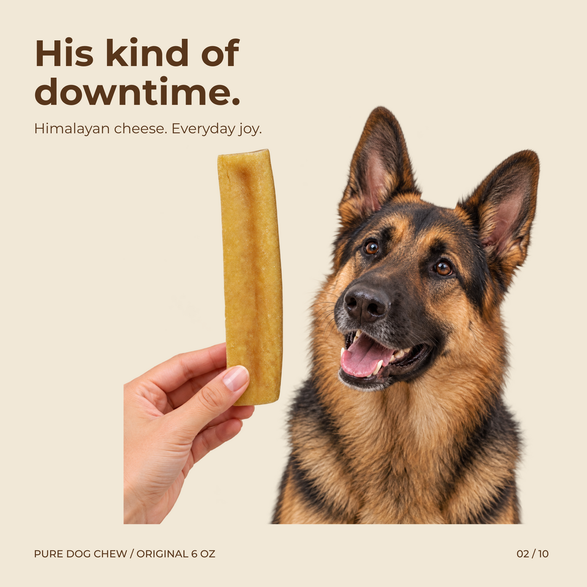 Original Himalayan Yak Cheese Dog Chew – 6 oz