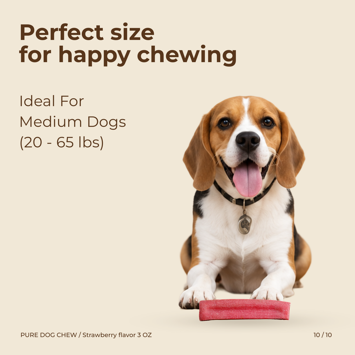 Strawberry Himalayan Yak Cheese Dog Chew – 3 oz