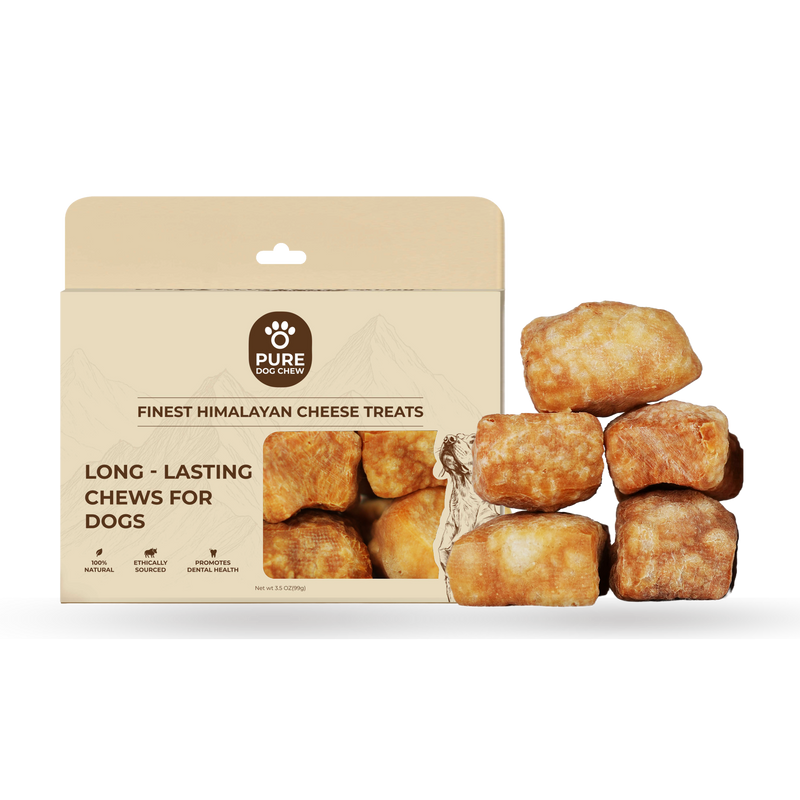 Puffed Himalayan Yak Cheese Dog Treats – 3.5 oz