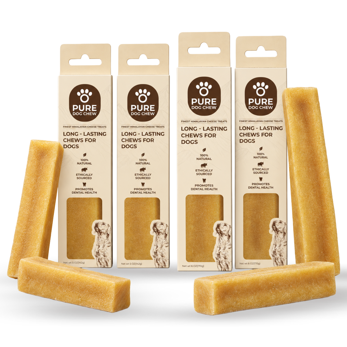 Power chewer yak cheese chew stock-up bundle package