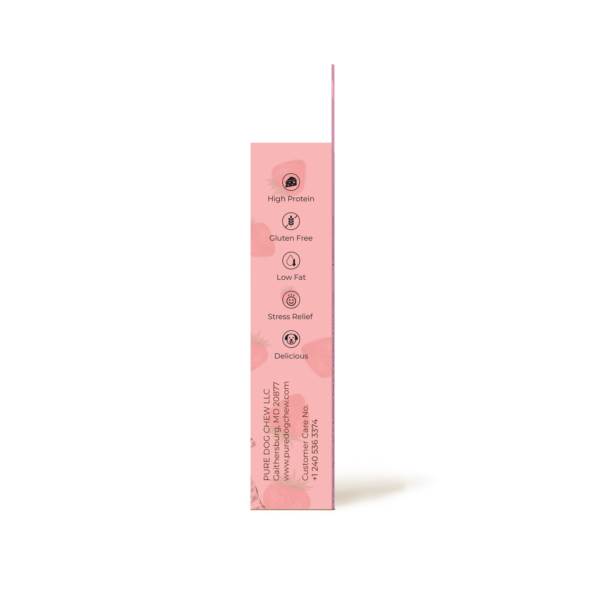 Strawberry Yak Cheese Chew – 3 oz